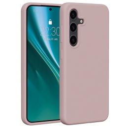 Nakładka Etteri Silicone Case do Samsung Galaxy S24 jasnoróżowa