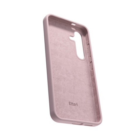 Nakładka Etteri Silicone Case do Samsung Galaxy S25 Plus jasnoróżowa