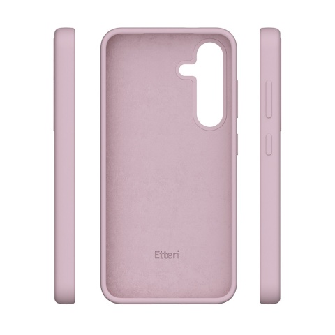 Nakładka Etteri Silicone Case do Samsung Galaxy S25 Plus jasnoróżowa