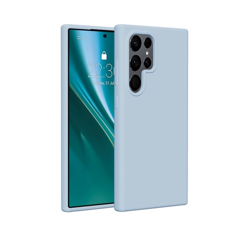 Nakładka Etteri Silicone Case do Samsung Galaxy S25 Ultra jasnoniebieska