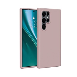 Nakładka Etteri Silicone Case do Samsung Galaxy S25 Ultra jasnoróżowa