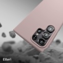 Nakładka Etteri Silicone Case do Samsung Galaxy S25 Ultra jasnoróżowa