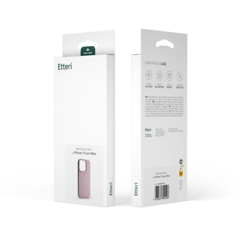 Nakładka Etteri Silicone Case do iPhone 11 jasnoróżowa