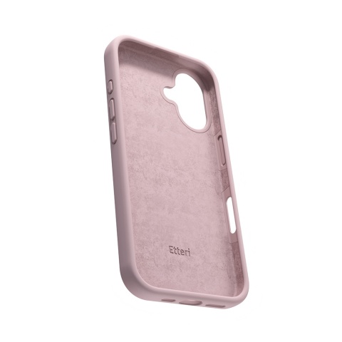 Nakładka Etteri Silicone Case do iPhone 16 6,1" jasnoróżowa