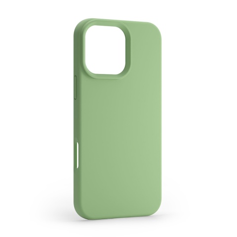 Nakładka Etteri Silicone Case do iPhone 16 Pro Max 6,9" jasnozielona