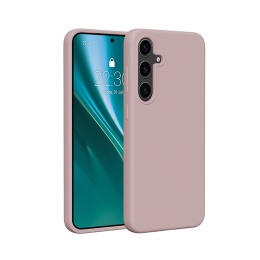 Nakładka Etteri Silicone Mag case do Samsung Galaxy S25 Edge jasnoróżowa