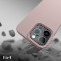 Nakładka Etteri Silicone Mag case do iPhone 17 Pro jasnoróżowa