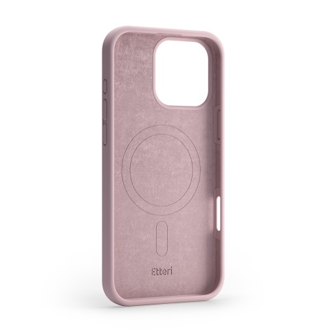 Nakładka Etteri Silicone Mag case do iPhone 17 jasnoróżowa