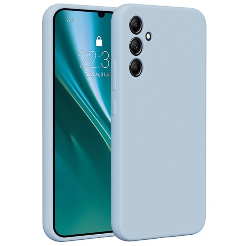 Nakładka Etteri Silicone Case do Samsung Galaxy A34 5G jasnoniebieska