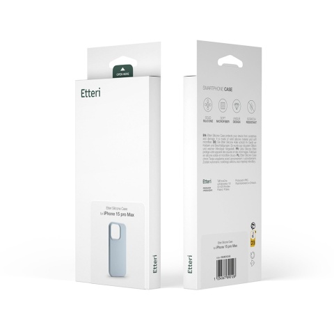 Nakładka Etteri Silicone Case do Samsung Galaxy S22 jasnoniebieska