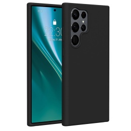 Nakładka Etteri Silicone Case do Samsung Galaxy S23 Ultra czarna