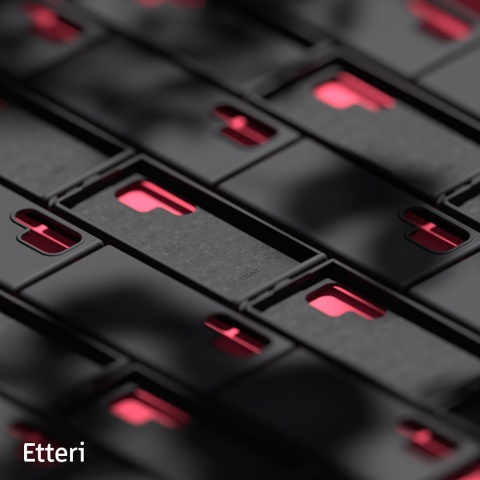 Nakładka Etteri Silicone Case do Samsung Galaxy S24 Ultra czarna