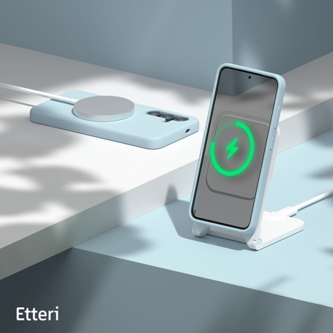 Nakładka Etteri Silicone Case do Samsung Galaxy S24 jasnoniebieska