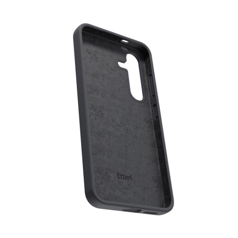 Nakładka Etteri Silicone Case do Samsung Galaxy S25 Plus czarna