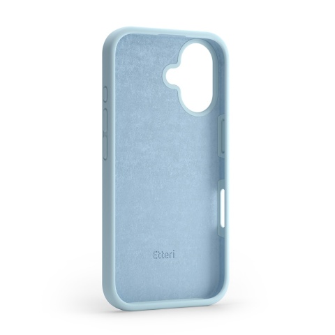 Nakładka Etteri Silicone Case do iPhone 16 6,1" jasnoniebieska