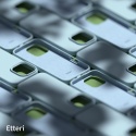 Nakładka Etteri Silicone Case do iPhone 16 Pro 6,3" jasnoniebieska