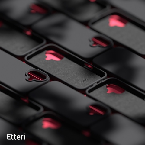 Nakładka Etteri Silicone Case do Xiaomi Redmi 15C 5G czarna