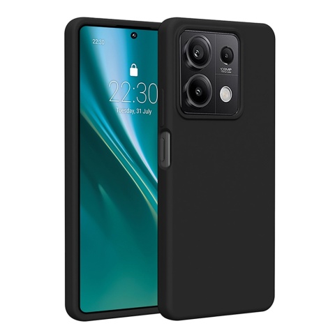Nakładka Etteri Silicone Case do Xiaomi Redmi Note 13 5G czarna