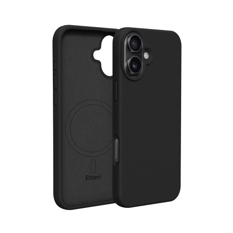 Nakładka Etteri Silicone Mag case do iPhone 17 Pro czarna