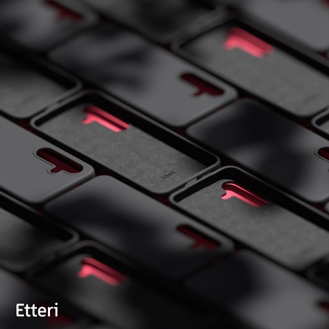 Nakładka Etteri Silicone case do Samsung Galaxy A17 5G czarna