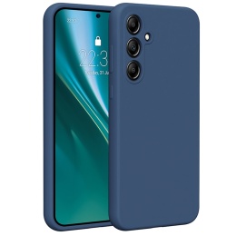 Nakładka Etteri Silicone Case do Samsung Galaxy A35 5G ciemnoniebieska