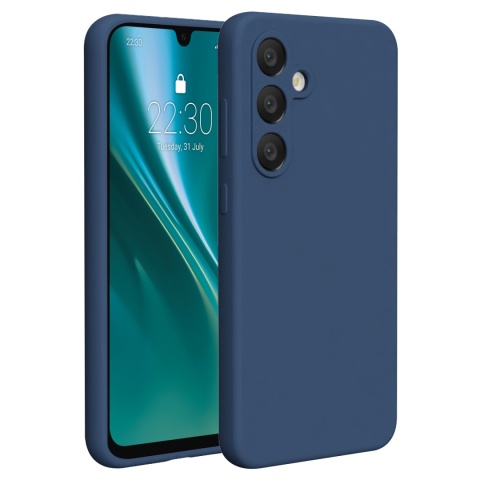 Nakładka Etteri Silicone Case do Samsung Galaxy A36 5G ciemnoniebieska