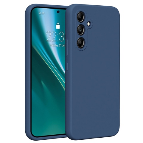 Nakładka Etteri Silicone Case do Samsung Galaxy A54 5G ciemnoniebieska