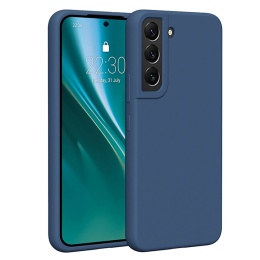 Nakładka Etteri Silicone Case do Samsung Galaxy S22 ciemnoniebieska