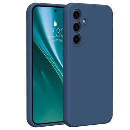 Nakładka Etteri Silicone Case do Samsung Galaxy S23 FE ciemnoniebieska