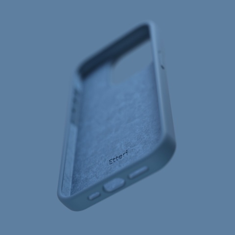 Nakładka Etteri Silicone Case do Samsung Galaxy S23 Plus ciemnoniebieska