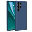 Nakładka Etteri Silicone Case do Samsung Galaxy S23 Ultra ciemnoniebieska