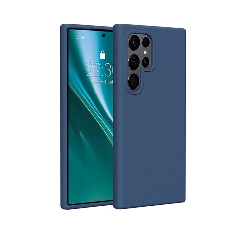 Nakładka Etteri Silicone Case do Samsung Galaxy S25 Ultra ciemnoniebieska