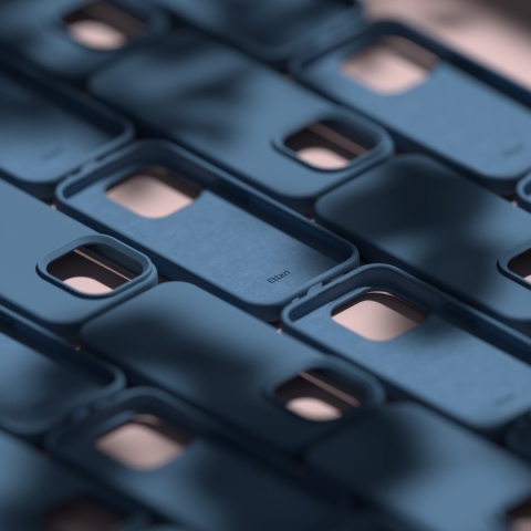 Nakładka Etteri Silicone Case do iPhone 14 6,1" ciemnoniebieska