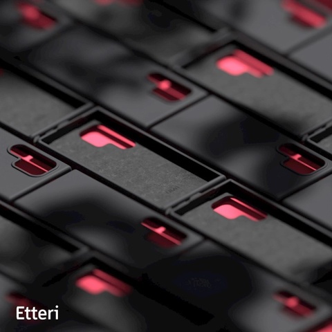 Nakładka Etteri Silicone Mag do Samsung Galaxy S25 Ultra czarna