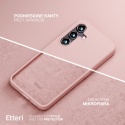 Nakładka Etteri Silicone Mag do Samsung Galaxy S25 jasnoróżowa