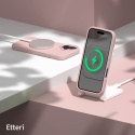 Nakładka Etteri Silicone Mag do iPhone 16 Plus 6,7" jasnoróżowa