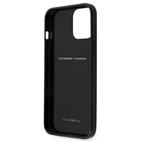 Ferrari FERCAHCP12LBK iPhone 12 Pro Max 6,7" czarny/black hardcase On Track Real Carbon