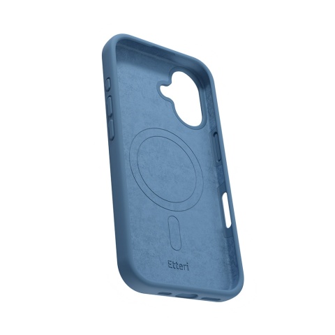 Nakładka Etteri Silicone Mag case do iPhone 17 Pro ciemnoniebieska