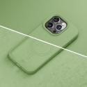 Nakładka Etteri Silicone Mag do iPhone 12 / 12 Pro 6,1" jasnozielona