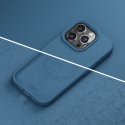 Nakładka Etteri Silicone Mag do iPhone 15 Pro 6,1" ciemnoniebieska