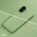 Nakładka Etteri Silicone Mag do iPhone 16 6,1" jasnozielona