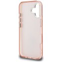 Etui Karl Lagerfeld IML Aquarelle Choupette & Logo do iPhone 16 różowy