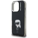 Etui Karl Lagerfeld IML Aquarelle Karl & Logo do iPhone 16 Pro Max czarny