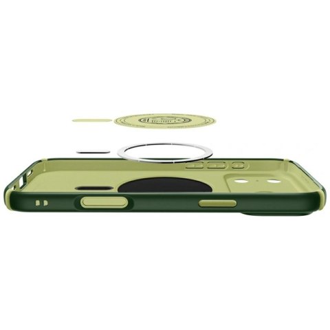 Etui Spigen Nano Pop Hybrid Mag MagSafe do iPhone 17 Pro zielony
