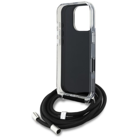 Etui Karl Lagerfeld IML Crossbody Karl&Choupette Head do iPhone 16 Pro Max czarny