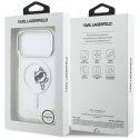Etui Karl Lagerfeld IML Peekaboo MagSafe do iPhone 17 Pro transparent