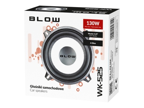 Głośnik BLOW WK525 4Ohm samochodowy niskotonowy