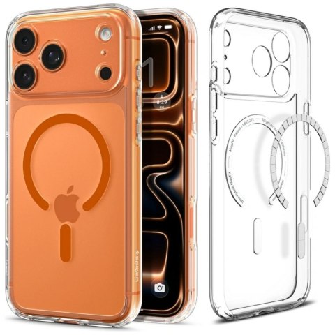 Etui Spigen Ultra Hybrid Mag MagSafe do iPhone 17 Pro pomarańczowy