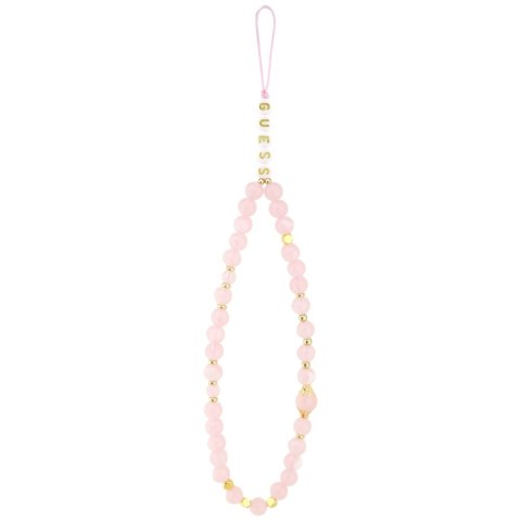 Etui Guess 4G Strap Triangle Logo MagSafe do iPhone 17 Pro różowy