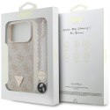 Etui Guess 4G Strap Triangle Logo MagSafe do iPhone 17 Pro różowy